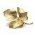 Vintage Gold Leaf Brooch Lapel Pin Textured Detailed Autumn Fall Leaf Pin