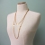 Vintage Long Gold Layering Chain Necklace