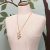 VIntage Sarah Coventry Pearl Bead Cluster Pendant Necklace Long Drop Pendant