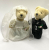 Vintage Ganz 2000 Bride and Groom Bears Stuffed Bear Wedding Plushies Plushie