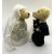 Vintage Ganz 2000 Bride and Groom Bears Stuffed Bear Wedding Plushies Plushie Vintage Ganz 2000 Bride and Groom Bears Stuffed Bear Wedding Plushies Plushie