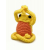 Amigurumi Crochet Frog Yellow with Posable Limbs Yoga Frog