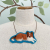 Needle Felted Sheltie Necklace Felt Wool Sheltland Sheepdog Bib Necklace