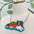 Needle Felted Sheltie Necklace Felt Wool Sheltland Sheepdog Bib Necklace