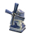 Vintage Delft Blue Windmill Music Box Porcelain Plays "Tulips From Amsterdam"