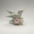 Vintage Porcelain Hummingbird Figurine George Good Made in Taiwan 1980s Bird