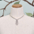 Vintage Pave Rhinestone Necklace Silver Wedding Formal Bride Y Necklace Choker