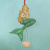 Vintage Mermaid Wall Hanging Beach Decor Bedroom Bathroom Seashell