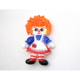 Vintage Raggedy Ann Doll Plastic Brooch Novelty Pin Signed Hallmark The Bobbs Merrill Co Inc Vintage Raggedy Ann Doll Plastic Brooch Novelty Pin Signed Hallmark The Bobbs Me