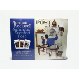 Norman Rockwell Saturday Evening Post Collector Series Playing Cards Double Bridge Deck New NIB Norman Rockwell Collector Series Playing Cards Double Bridge Deck New NIB