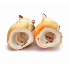 Vintage 1950s Ceramic Kangaroo Salt and Pepper Shakers Made in Japan Kitsch