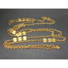 Long Gold Chan Necklace