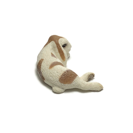 Schleich Bunny Rabbit Figurine Lop-Eared Brown and White 2010