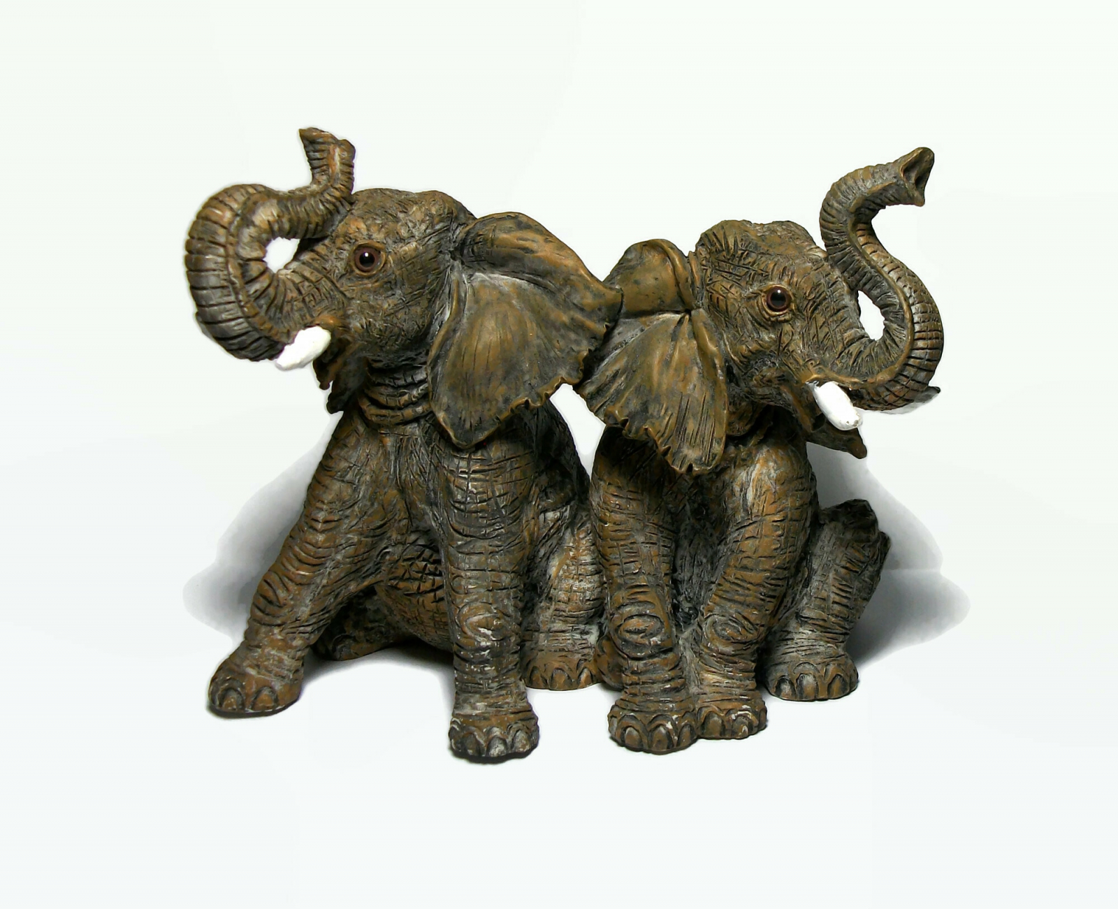 resin elephants