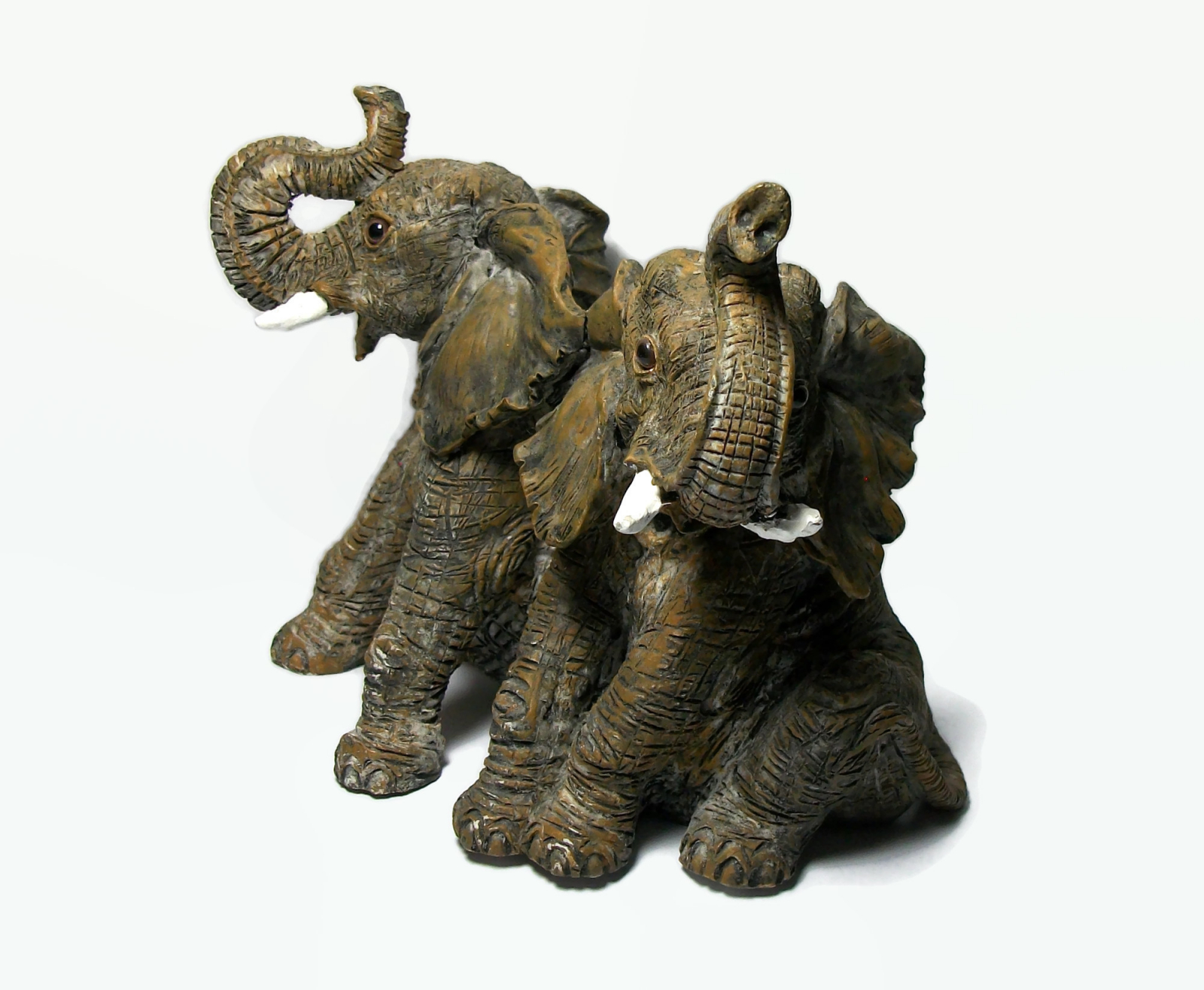 resin elephants
