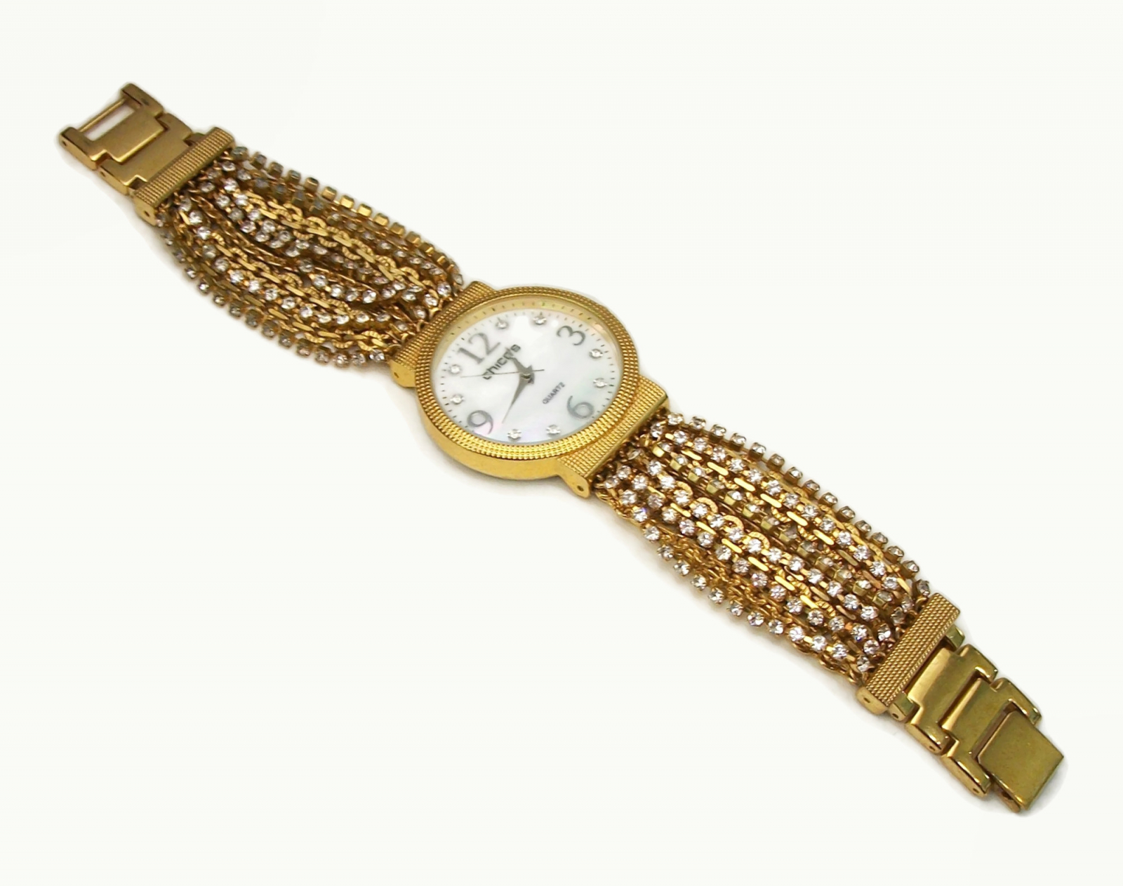 Bracelet Design Rose gold and White Strap Analog Watch For Girls – SVB  Ventures