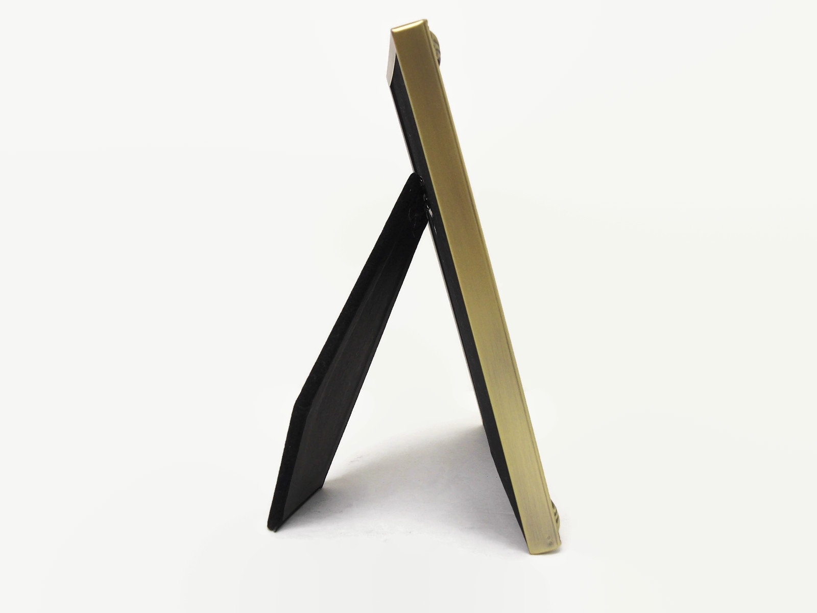 Bronze Metal 5x7 Tabletop Easel Back Picture Frame with Glass by Malden