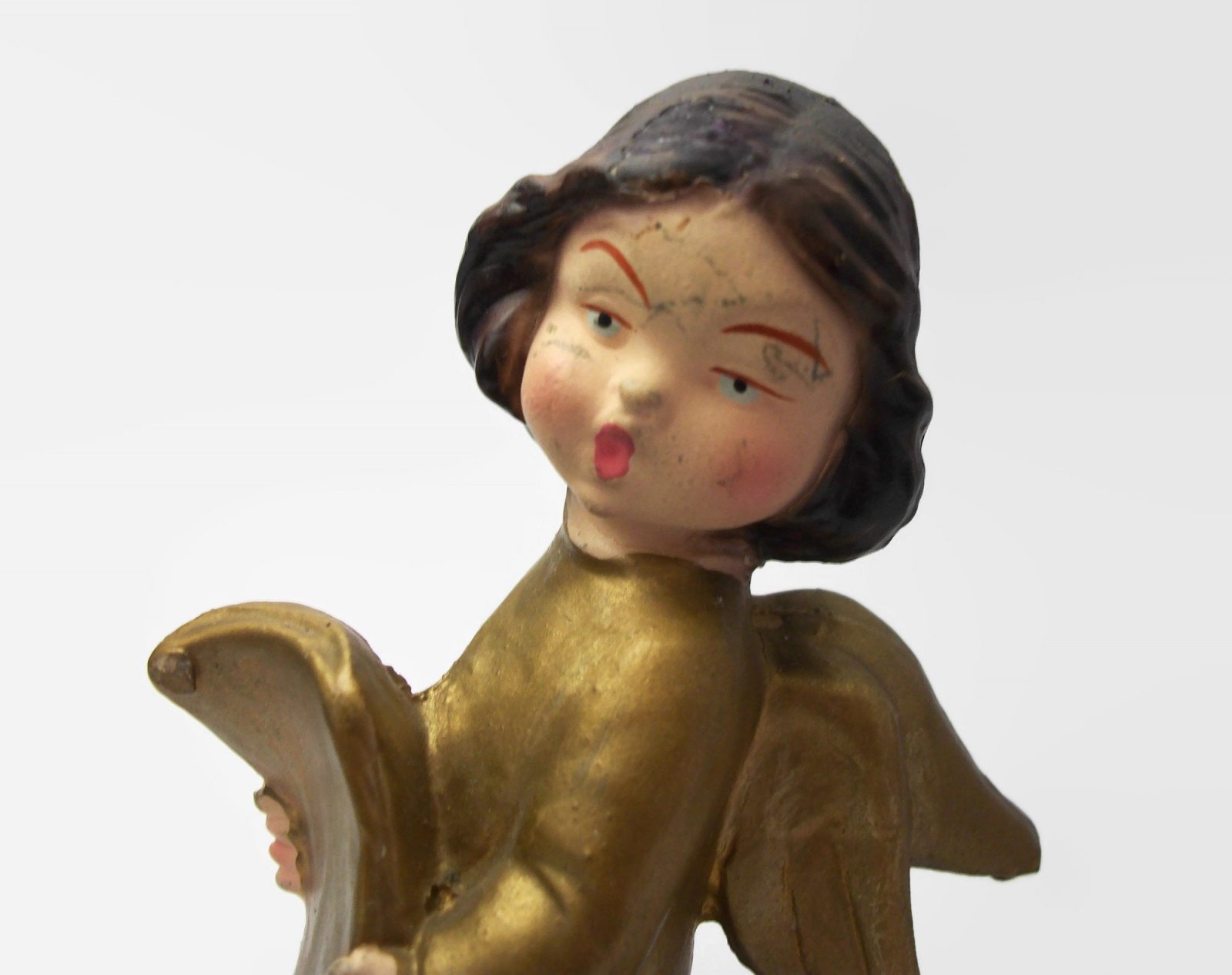 plastic angel statue
