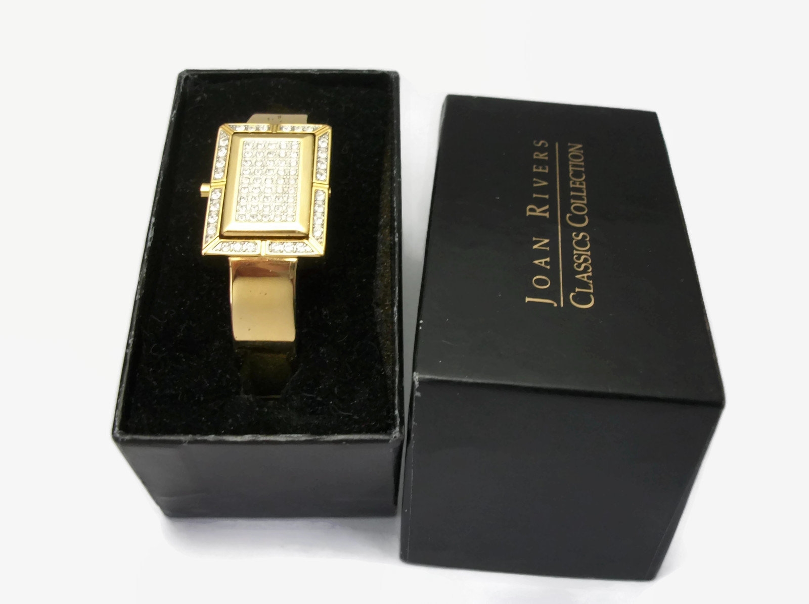 Joan Rivers Gold Pave Crystal Quartz Watch & Reversible  display picture 2