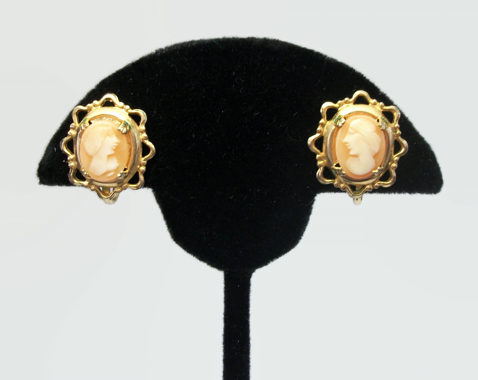 Small 2025 cameo earrings