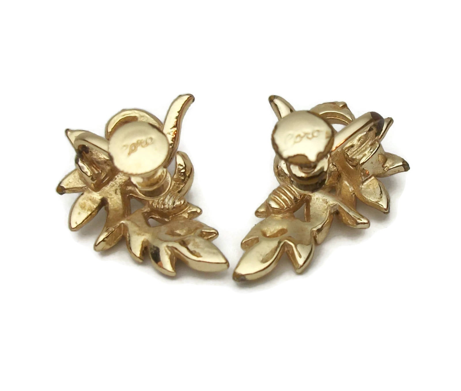 Coro clip on sales earrings