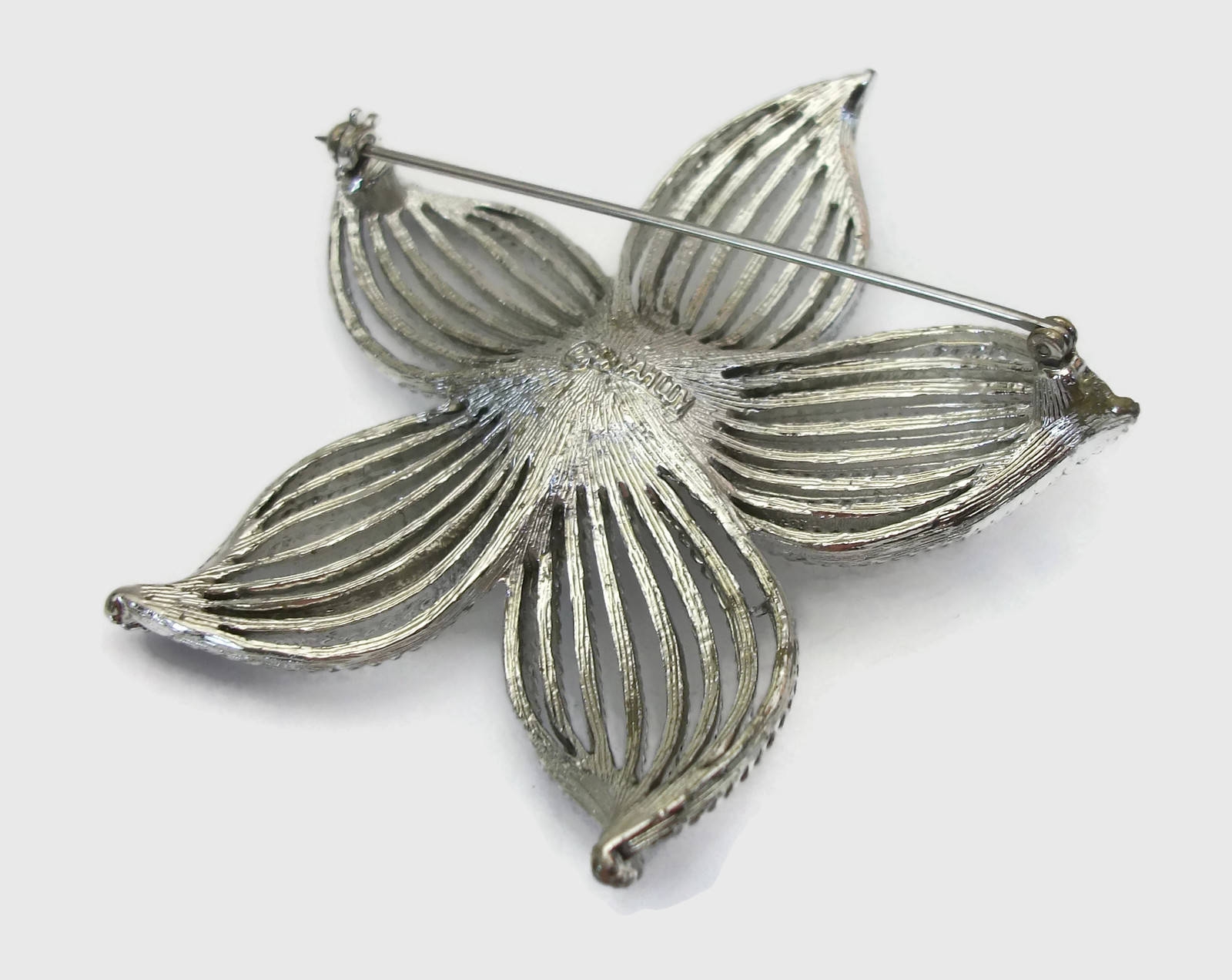Mid-Century Women\u2019s Jewelry 1960s Sarah Coventry Brooch Vintage Faux Pearl Brooch Silver Flower Pin Sarah Coventry Lapel Pin