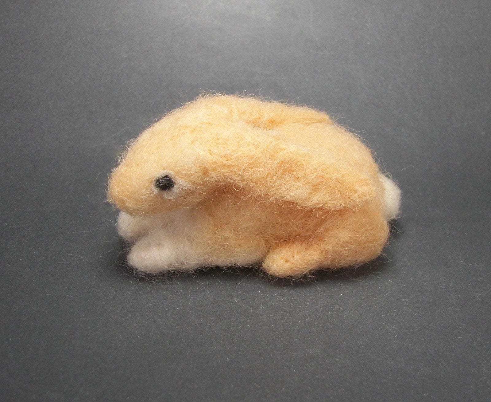 Needlefelted Bunny Soft Sculpture Small Needle Felted Rabbit Handmade ...