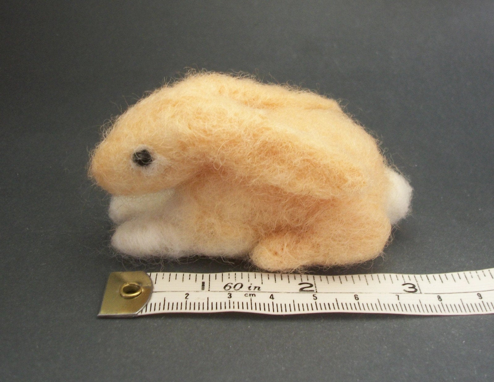 Needlefelted Bunny Soft Sculpture Small Needle Felted Rabbit Handmade ...