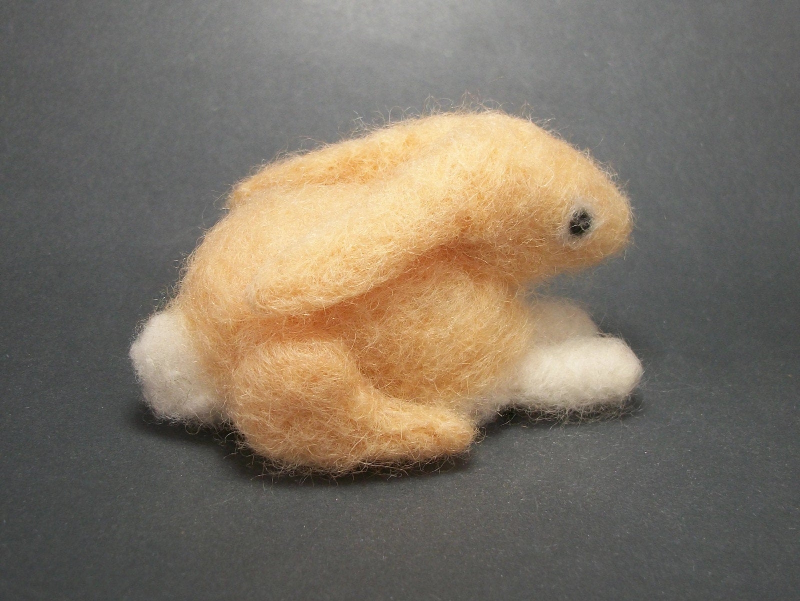 Needlefelted Bunny Soft Sculpture Small Needle Felted Rabbit Handmade ...