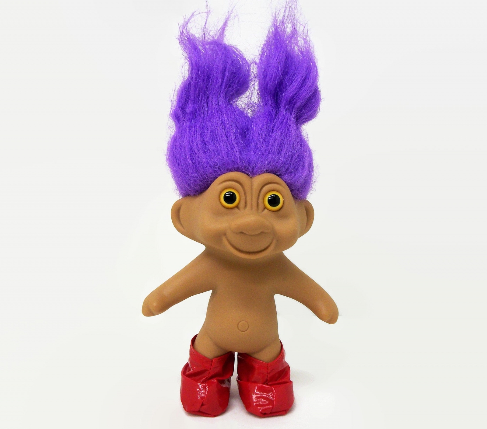 Purple hair troll doll online