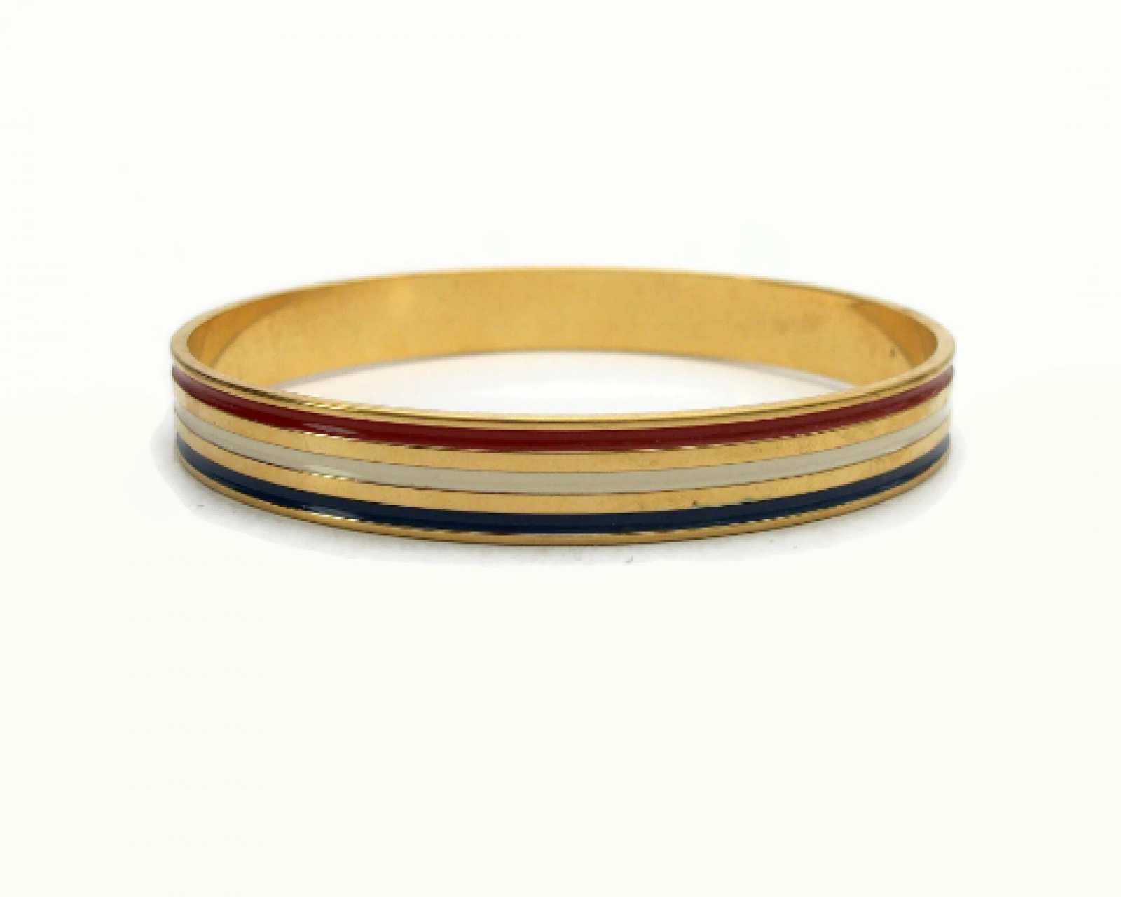 White enamel hotsell bangle bracelet
